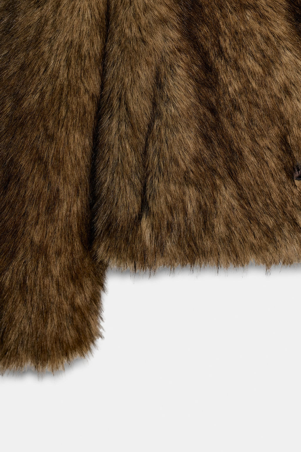 SHORT FAUX FUR COAT - Zara фото 9