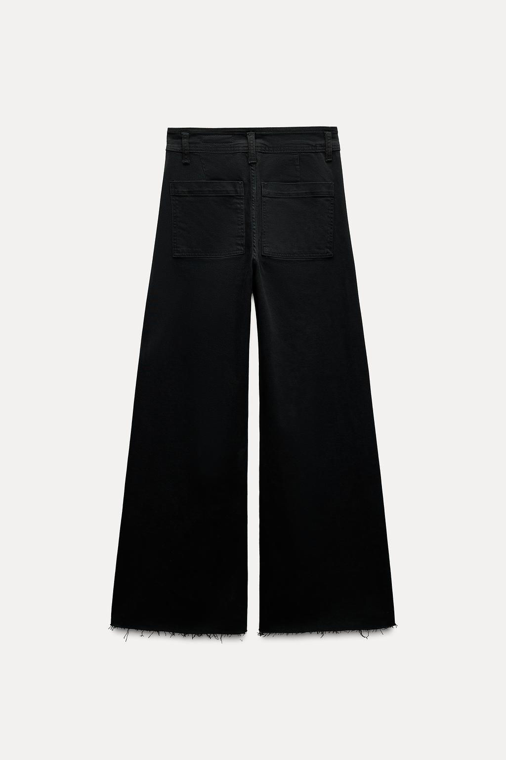ZW COLLECTION HIGH-WAIST WIDE-LEG JEANS - Zara фото 8
