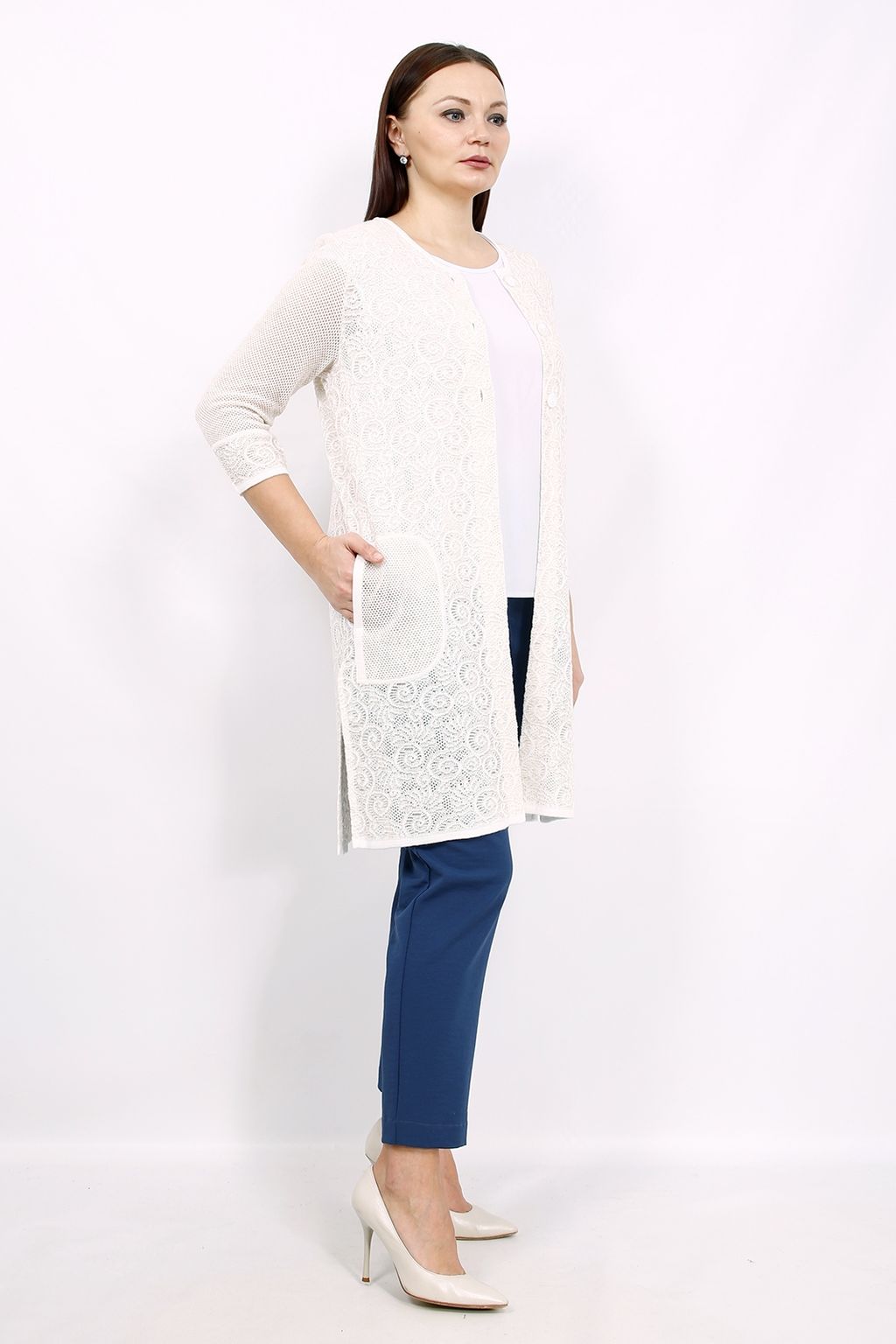 818а жакет женский удл. - Olsarri фото 10