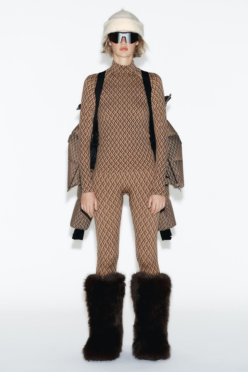 THERMOLITE® CORE JACQUARD THERMAL LEGGINGS SKI COLLECTION