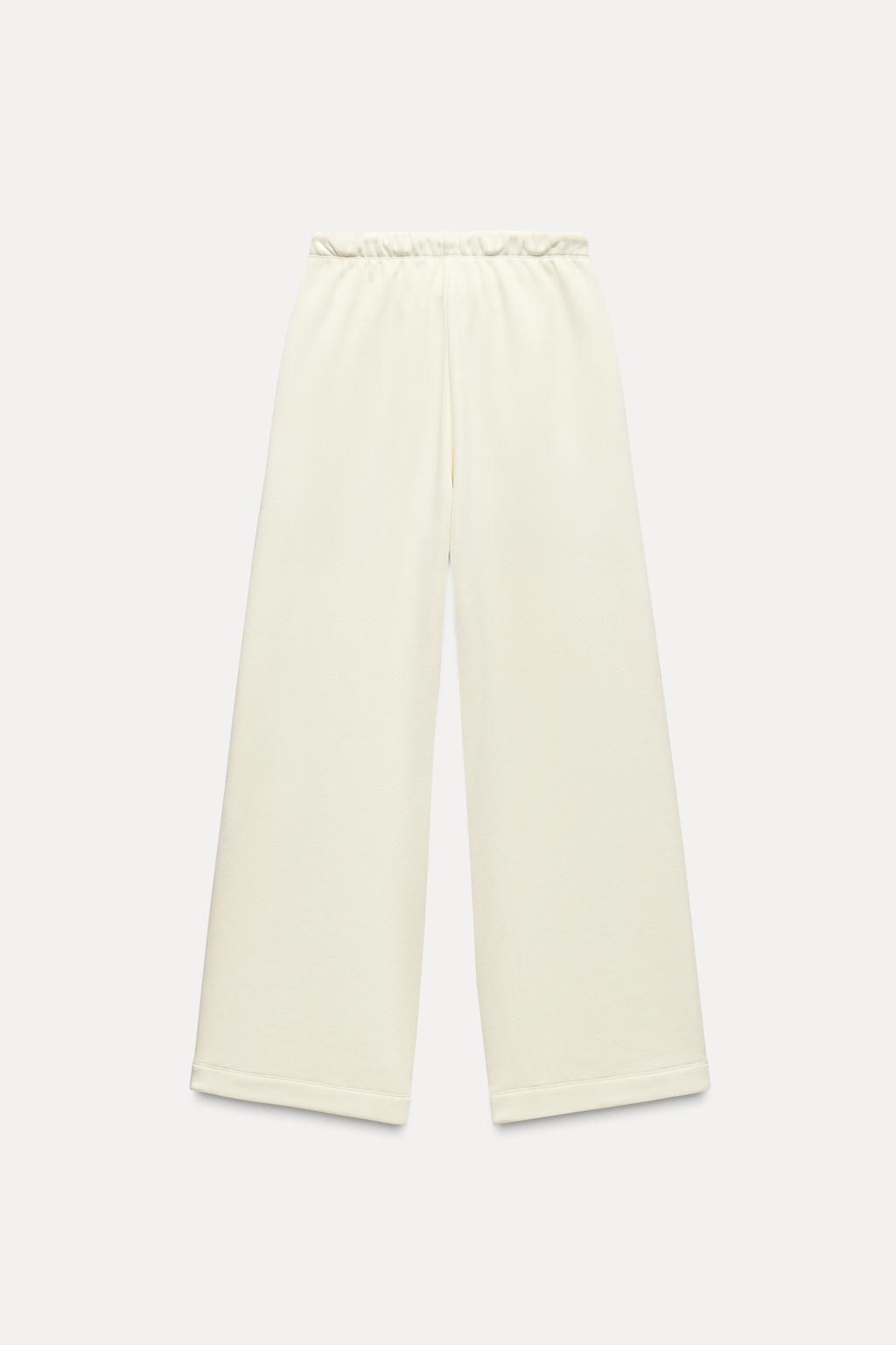 STRAIGHT-LEG PLUSH TROUSERS - Zara фото 19