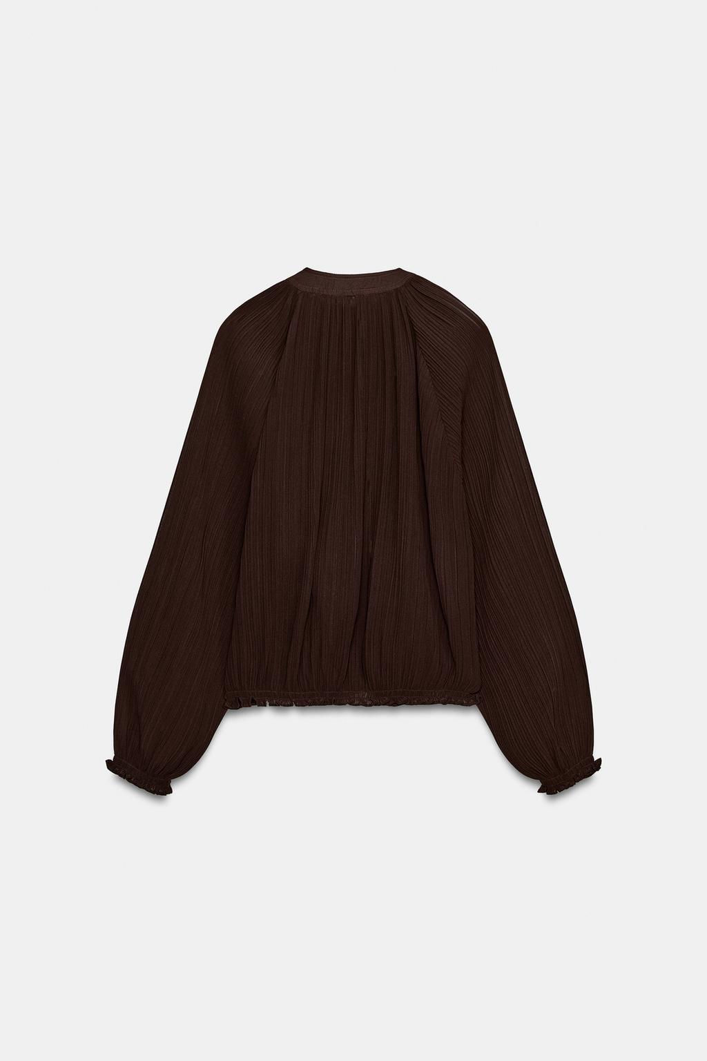 PLEATED ORGANZA JACKET - Zara фото 6