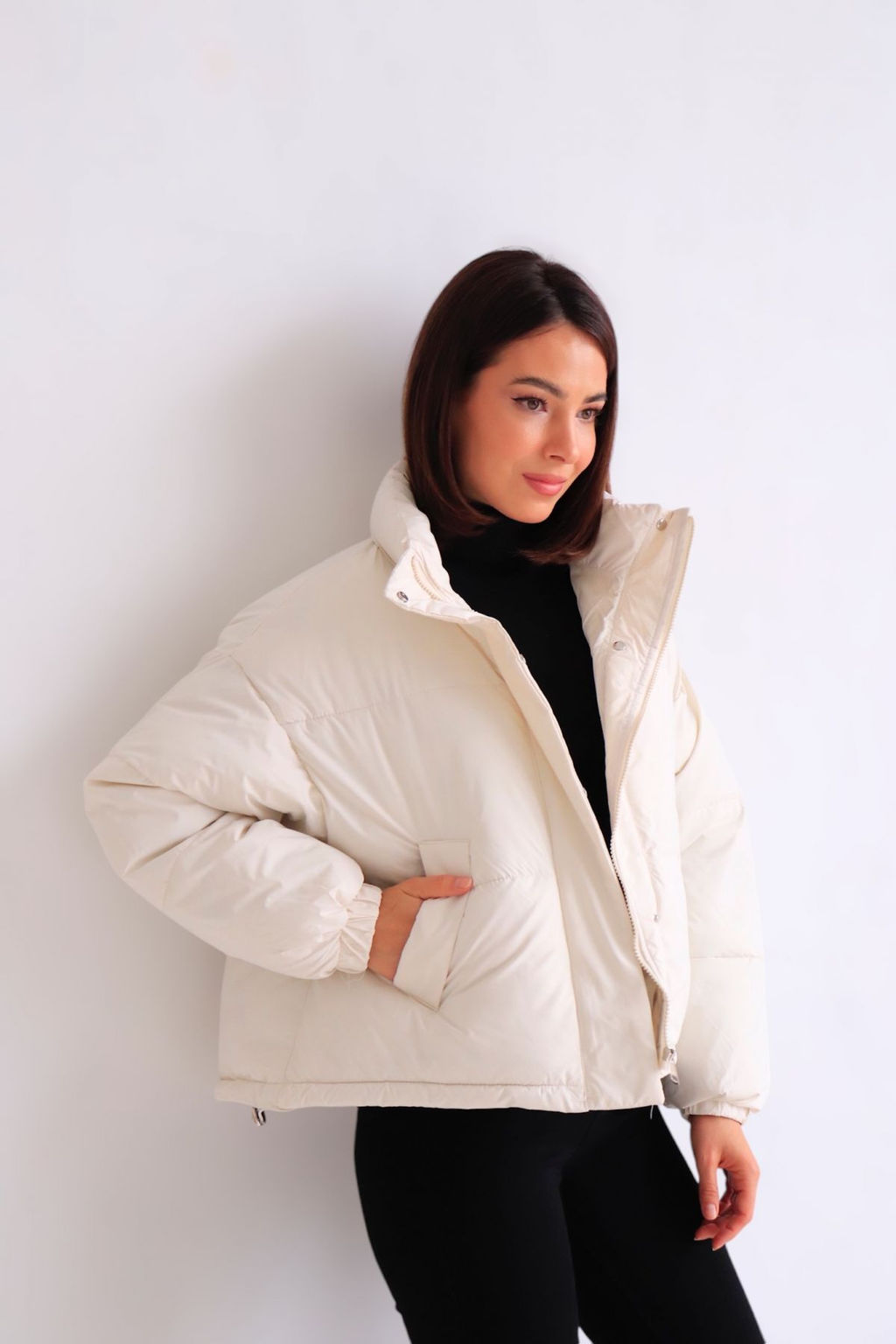 Martichelli Куртка укороченная молочная  фото 8