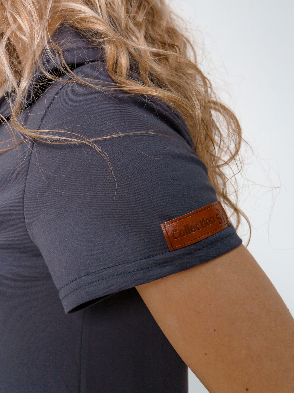 970 Платье-мантия "Серый"