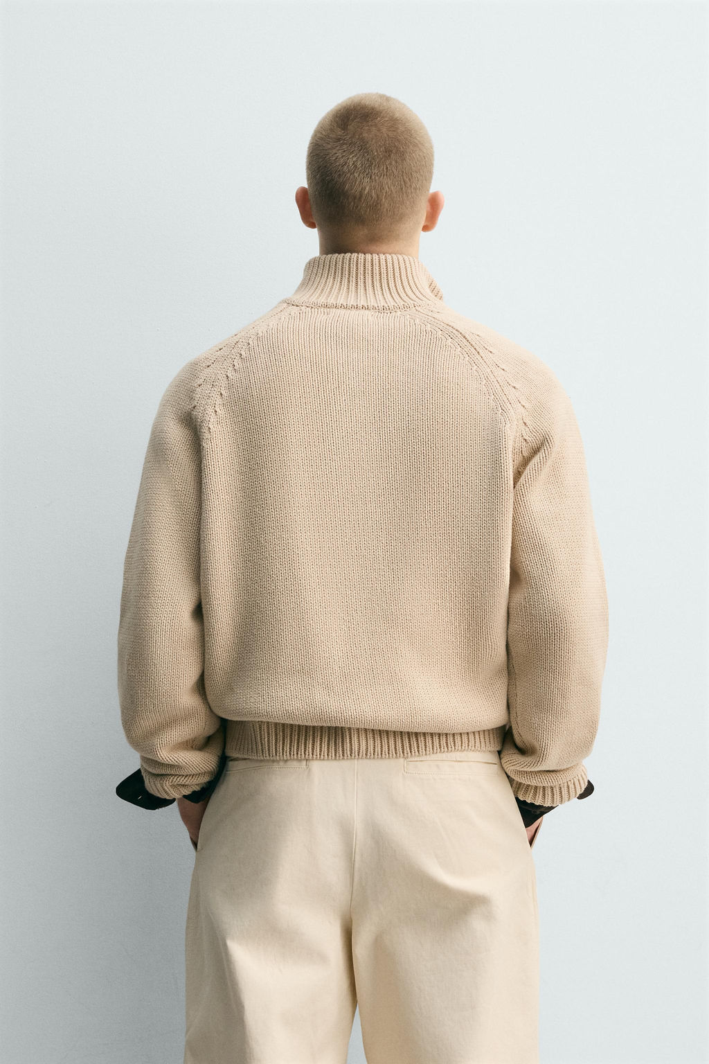 WASHED TEXTURED KNIT CARDIGAN - Zara фото 11