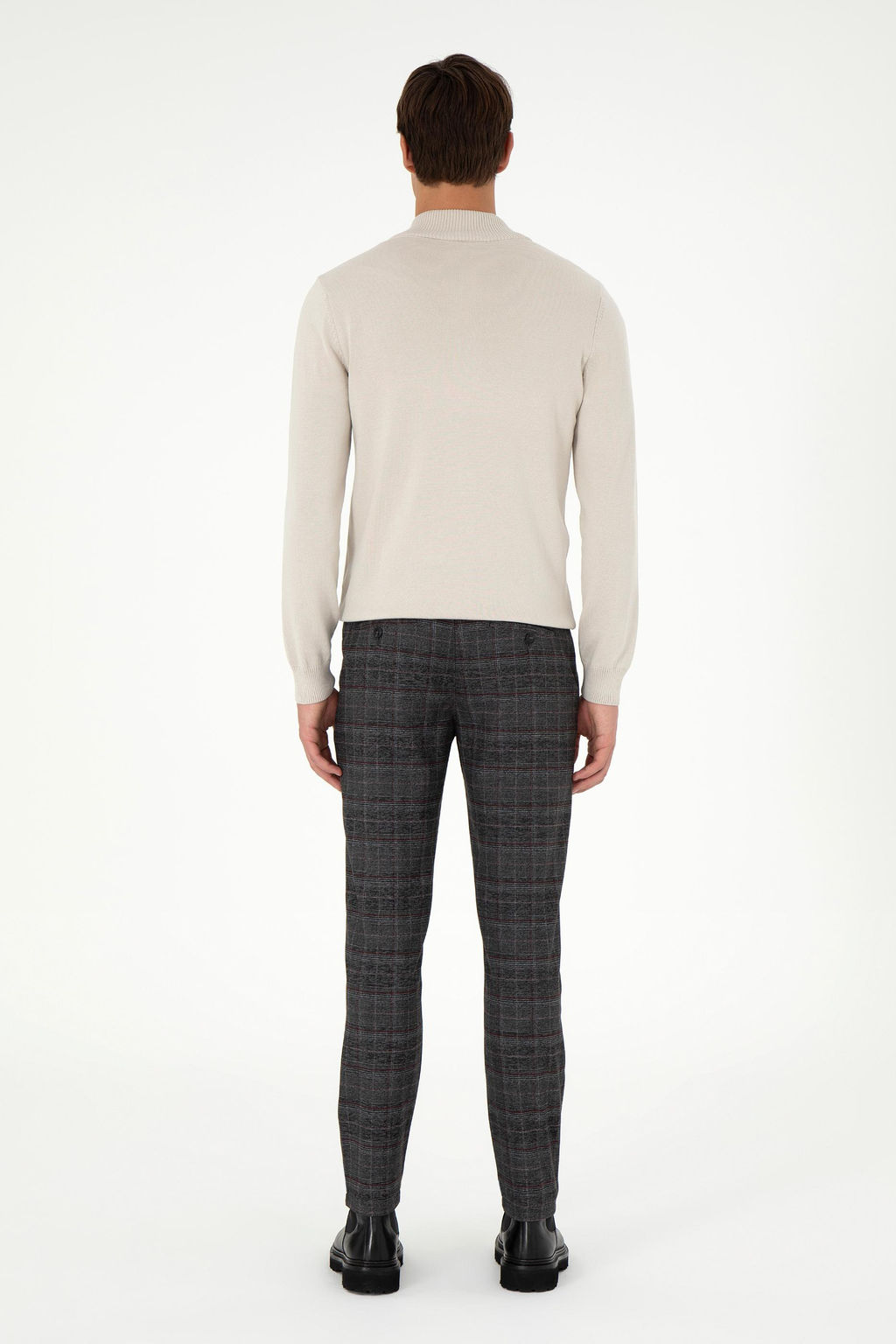 Мужские брюки из плотной ткани антрацитового цвета Неожиданная скидка в корзине - U.s. polo assn фото 4