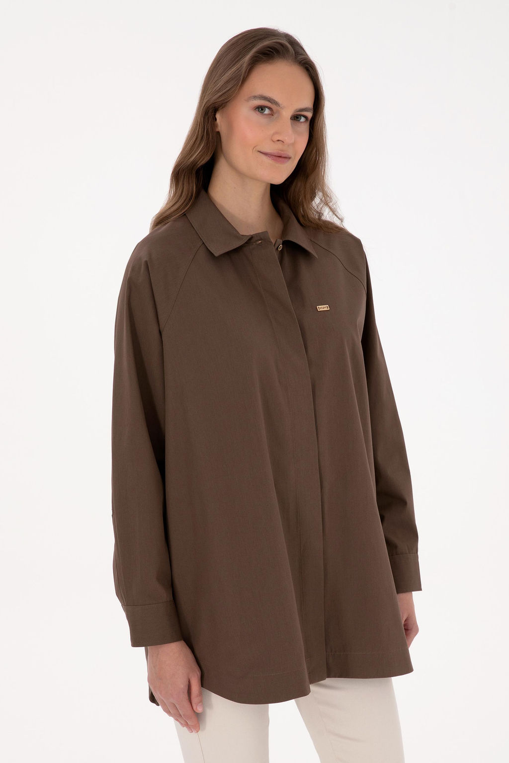 Kad_n Kahverengi Uzun Kollu G_mlek - U.s. polo assn фото 3