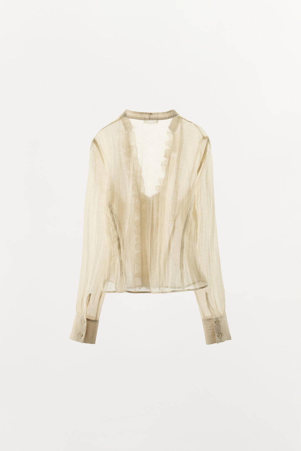 BLUSA VOLANTES / Crudo - Zara фото 8