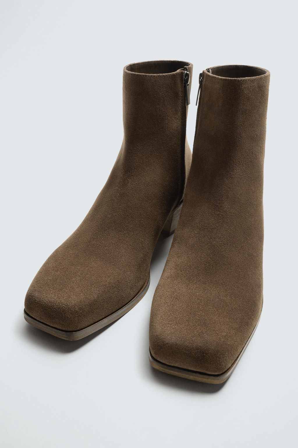 LEATHER HEELED LIMITED EDITION BOOTS - Zara фото 5