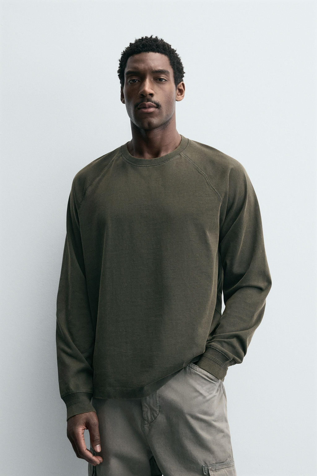 WASHED RELAXED FIT T-SHIRT - Zara фото 2