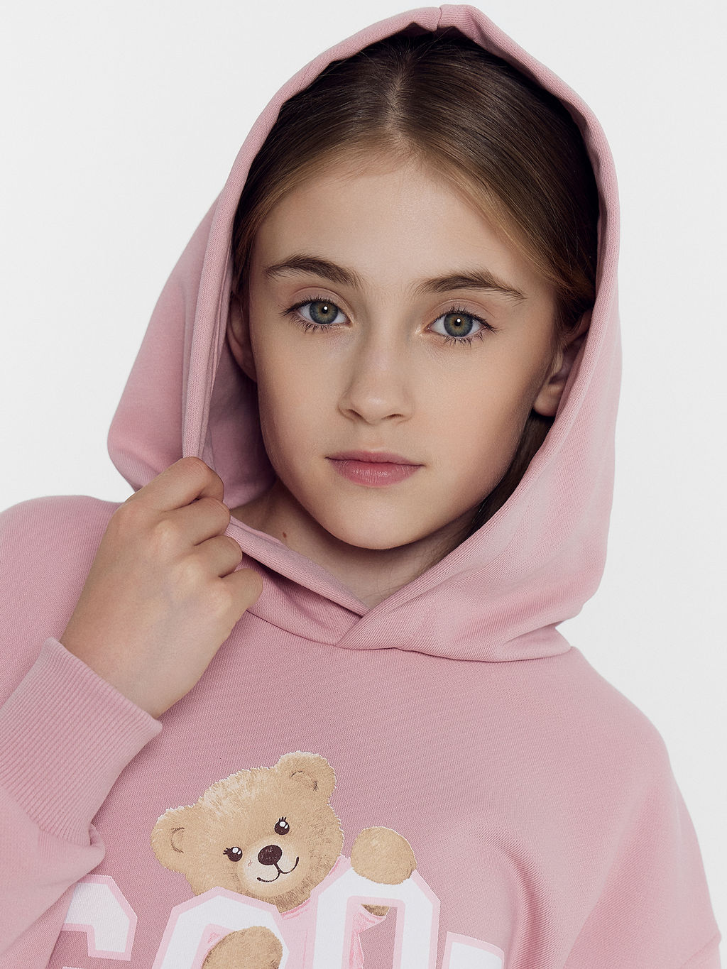Анорак для девочек зефирно-розовое с печатью - Mark formelle фото 5