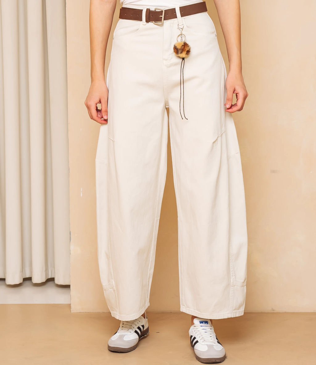 Джинсы #КТ8962, светло-бежевый - Dommod фото 2