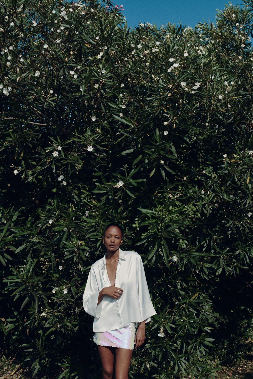 SEQUINNED MINISKIRT - Zara фото 7