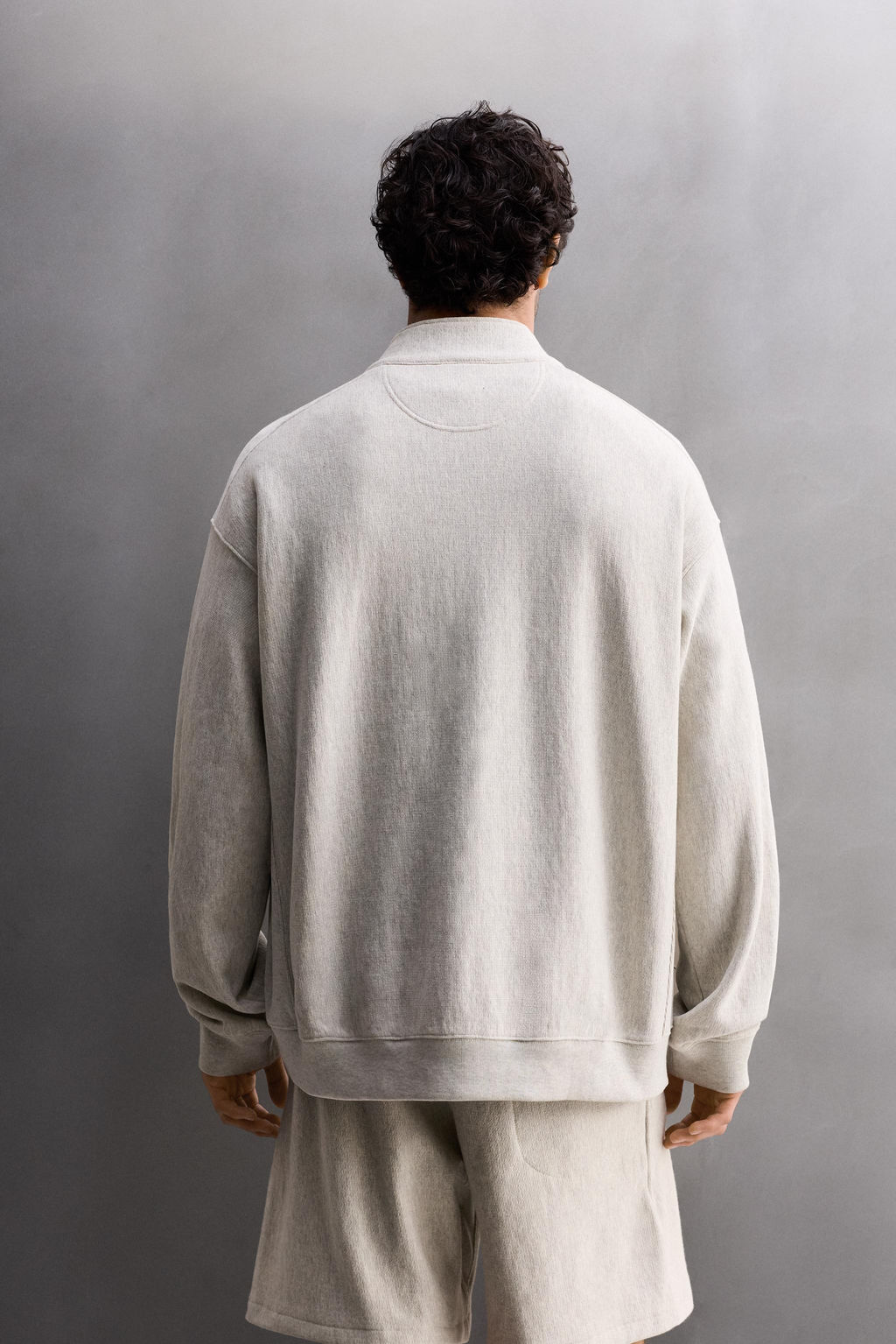 QUARTER-ZIP TRAINING SWEATSHIRT - Zara фото 3