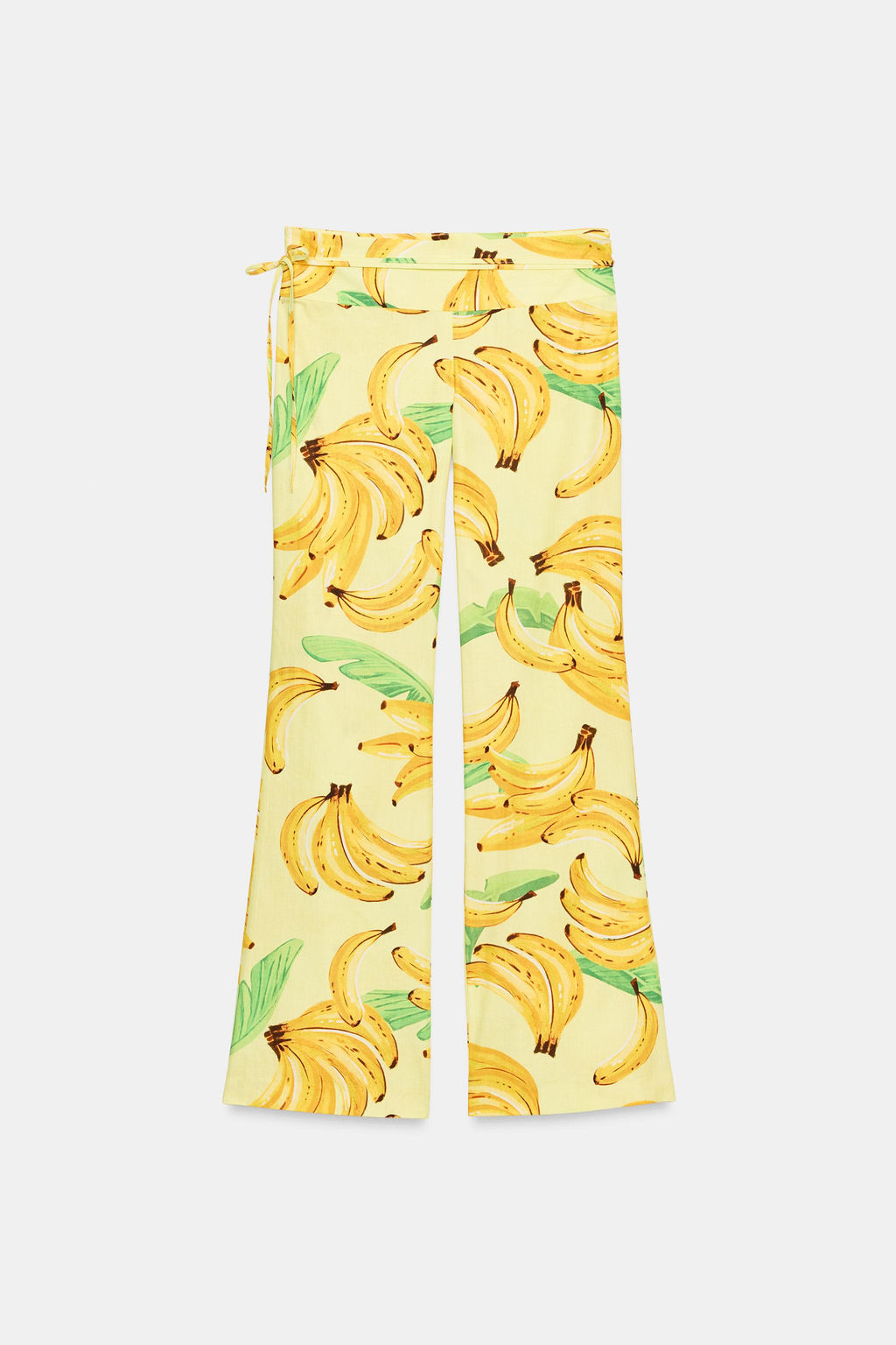 PANTAL?N ESTAMPADO FRUTAS CORD?N / amarillo