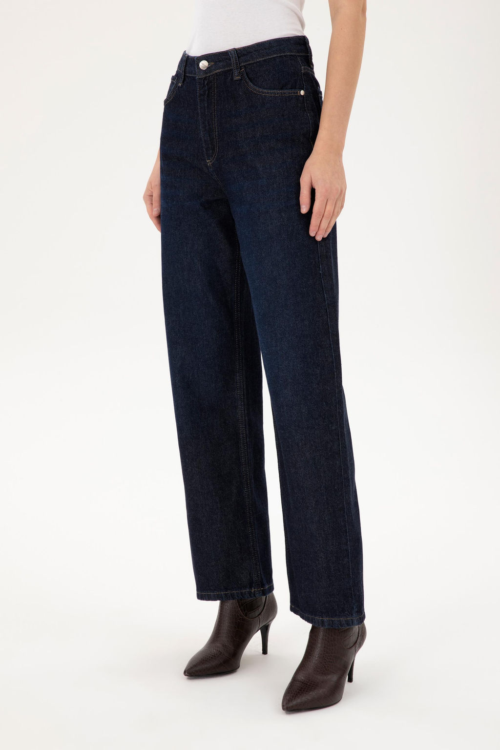 Женские темно-синие джинсовые брюки Неожиданная скидка в корзине - U.s. polo assn фото 2