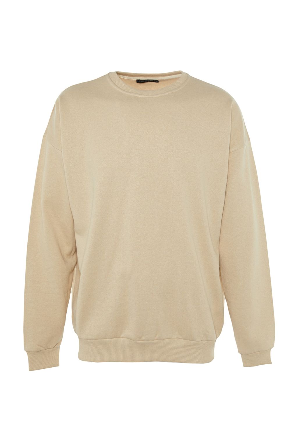 TRENDYOL MAN Lacivert Oversize/Genis Kesim S?rt Bask?l? Ici Polar/S?cak Tutan Pamuk Sweatshirt TMNAW22SW0796 - Trendyolmilla фото 8