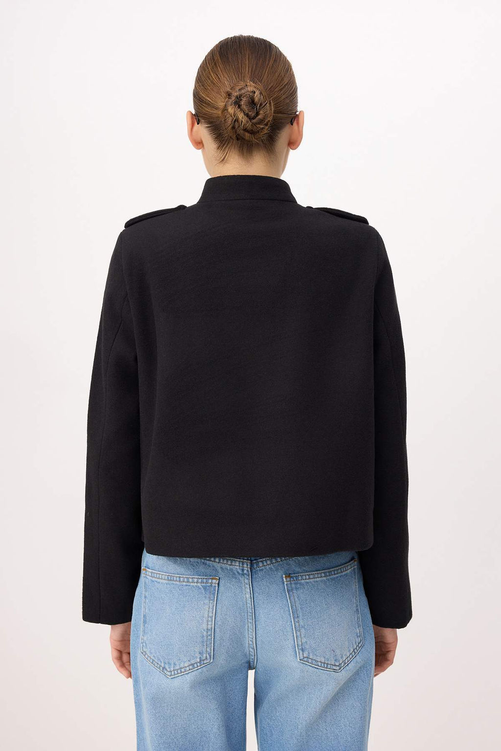 Siyah Fitted Kal?p Napolyon Kase Mont TWOSS26MO00022 - Trendyolmilla фото 4