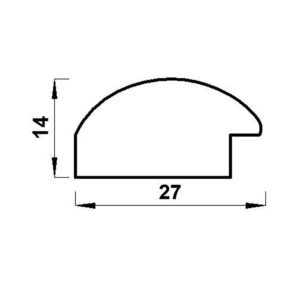 Рамка Gamma ПРК-22 30 х 40 см пластик. с оргстеклом венге