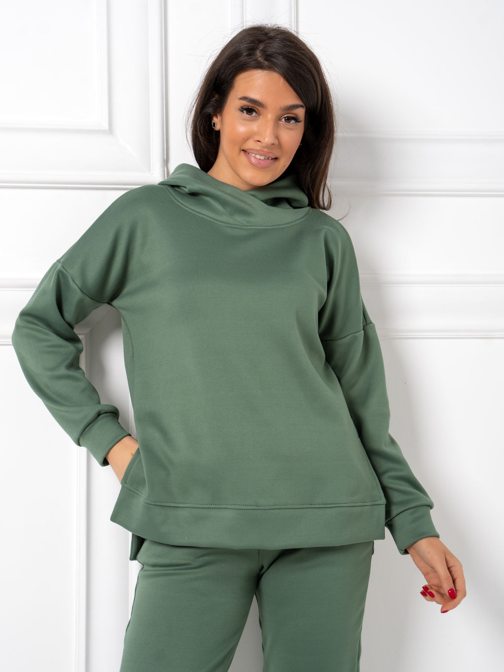 Костюм Шарлот (мех)_396/оливковый - Ihomelux фото 3