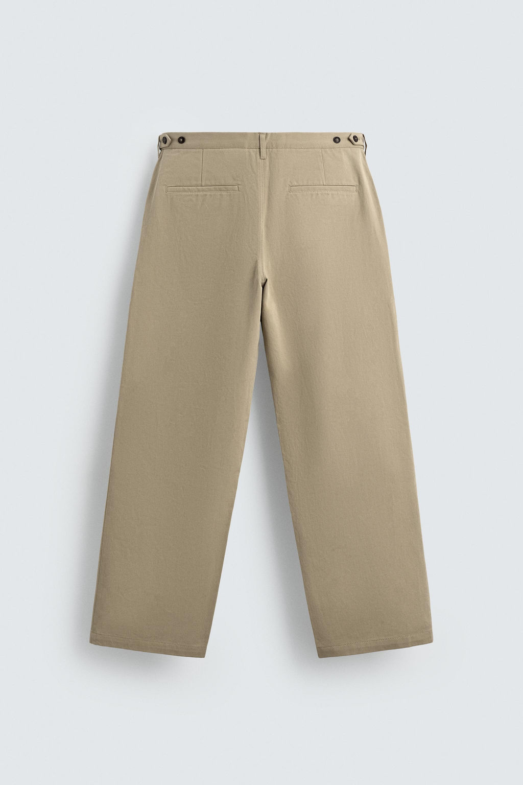 STRAIGHT-LEG CHINO TROUSERS - Zara фото 8