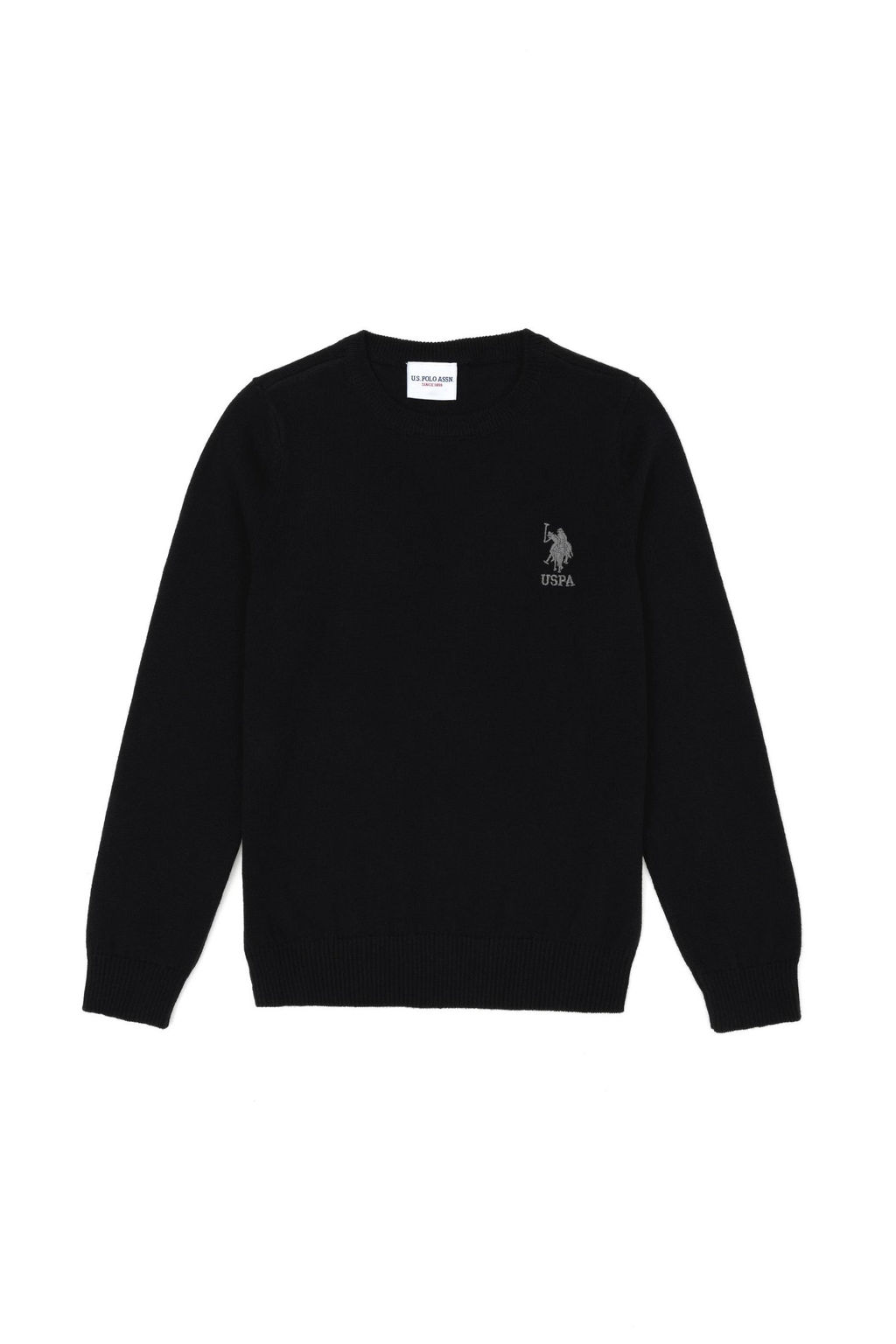 Черный базовый свитер для мальчика - U.s. polo assn фото 4