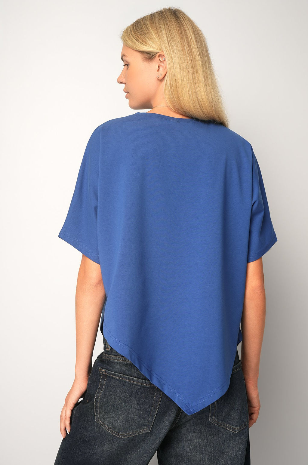 Женская асимметричная футболка Happyfox