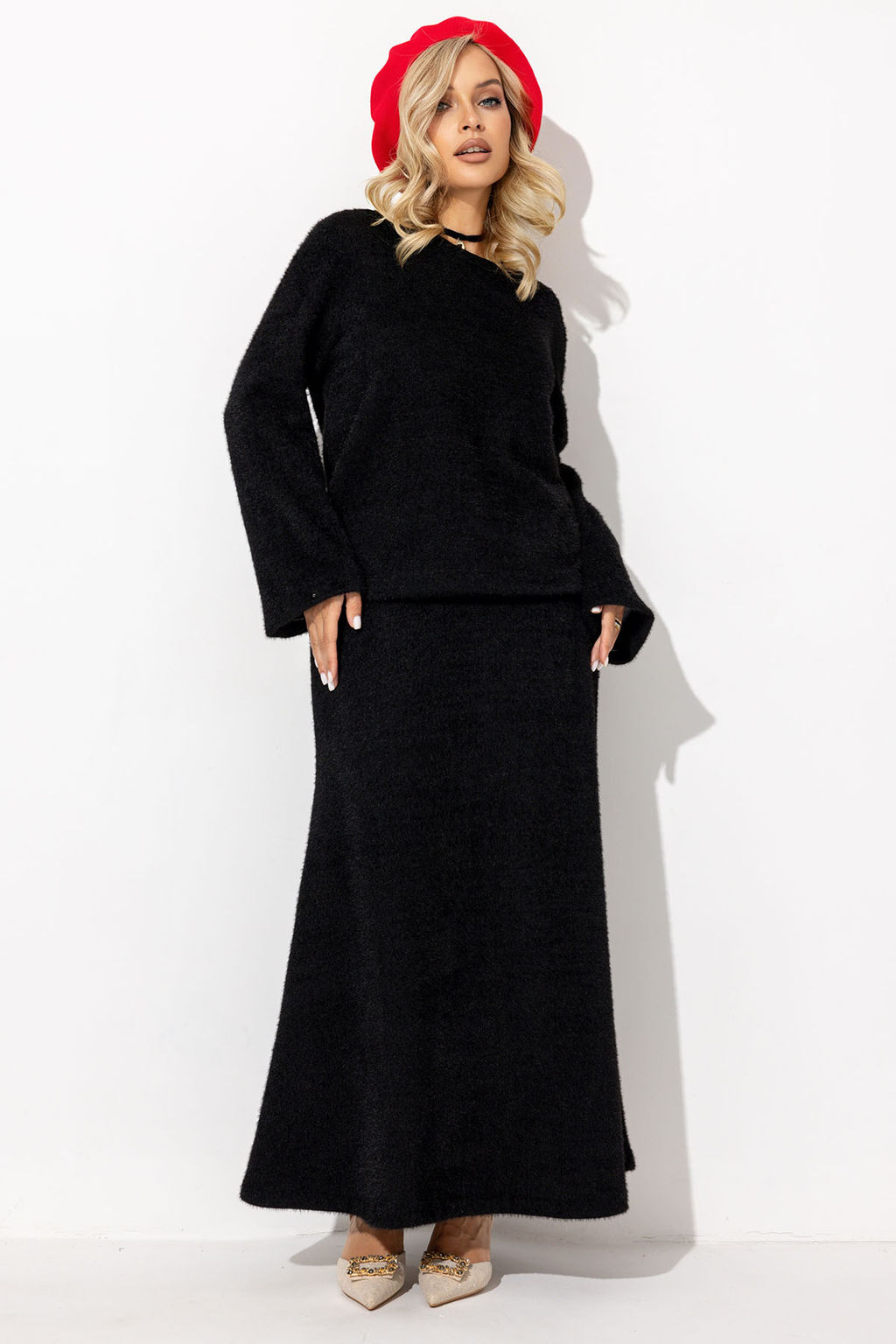 Юбка женская 157/05/Черный - Rise фото 4