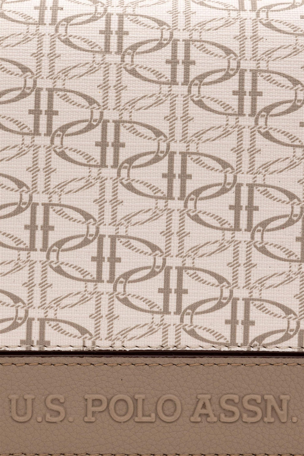 U. S. Polo Assn / Женская бежевая сумка через плечо - U.s. polo assn фото 6