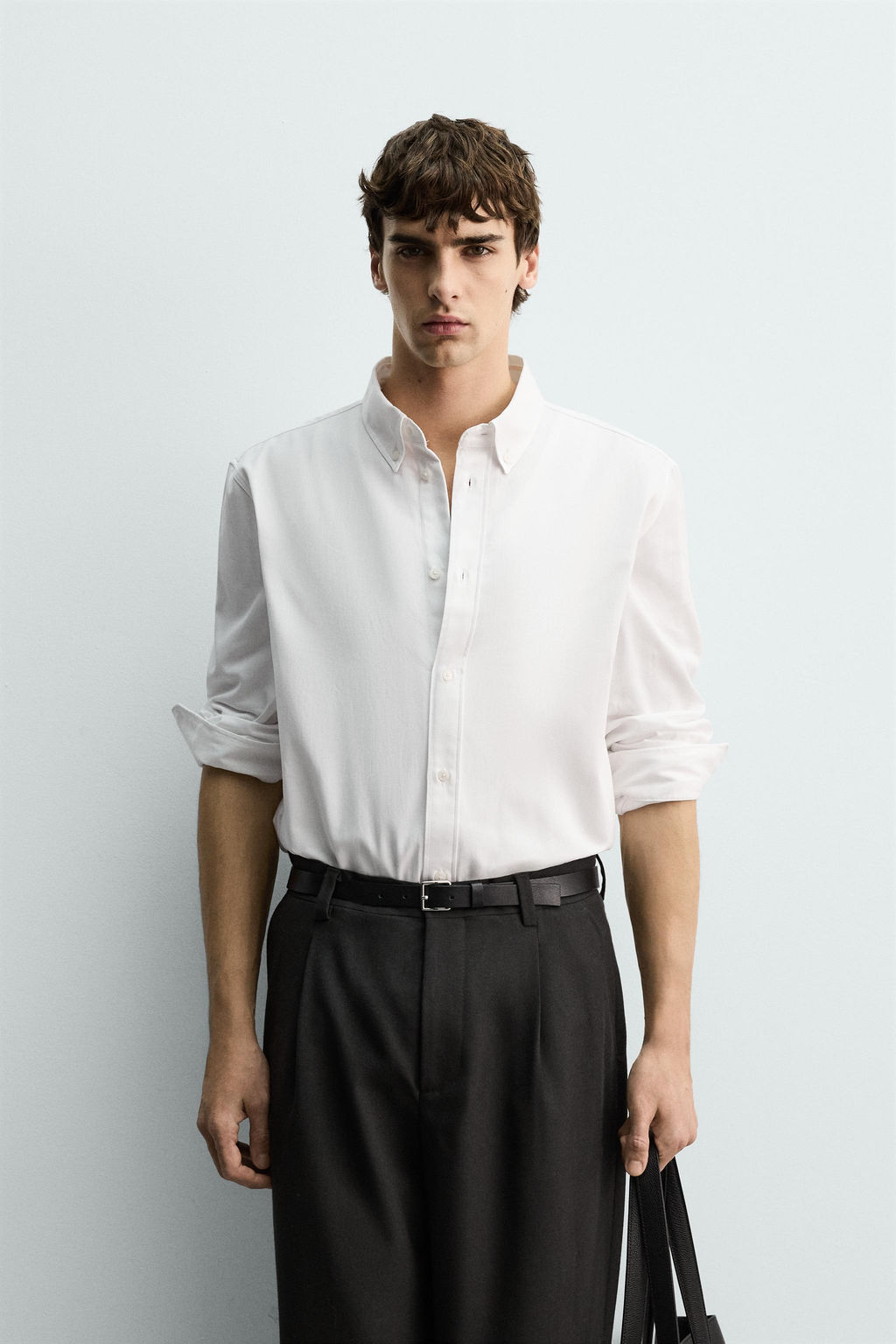 REGULAR FIT TEXTURED SHIRT - Zara фото 2