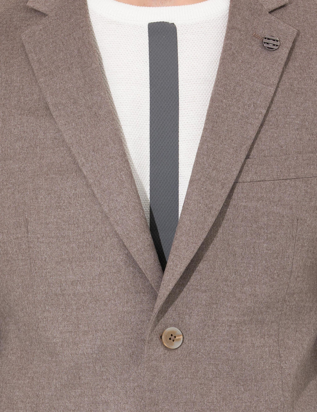 A__k Kahverengi Slim Fit Tak_m Elbise