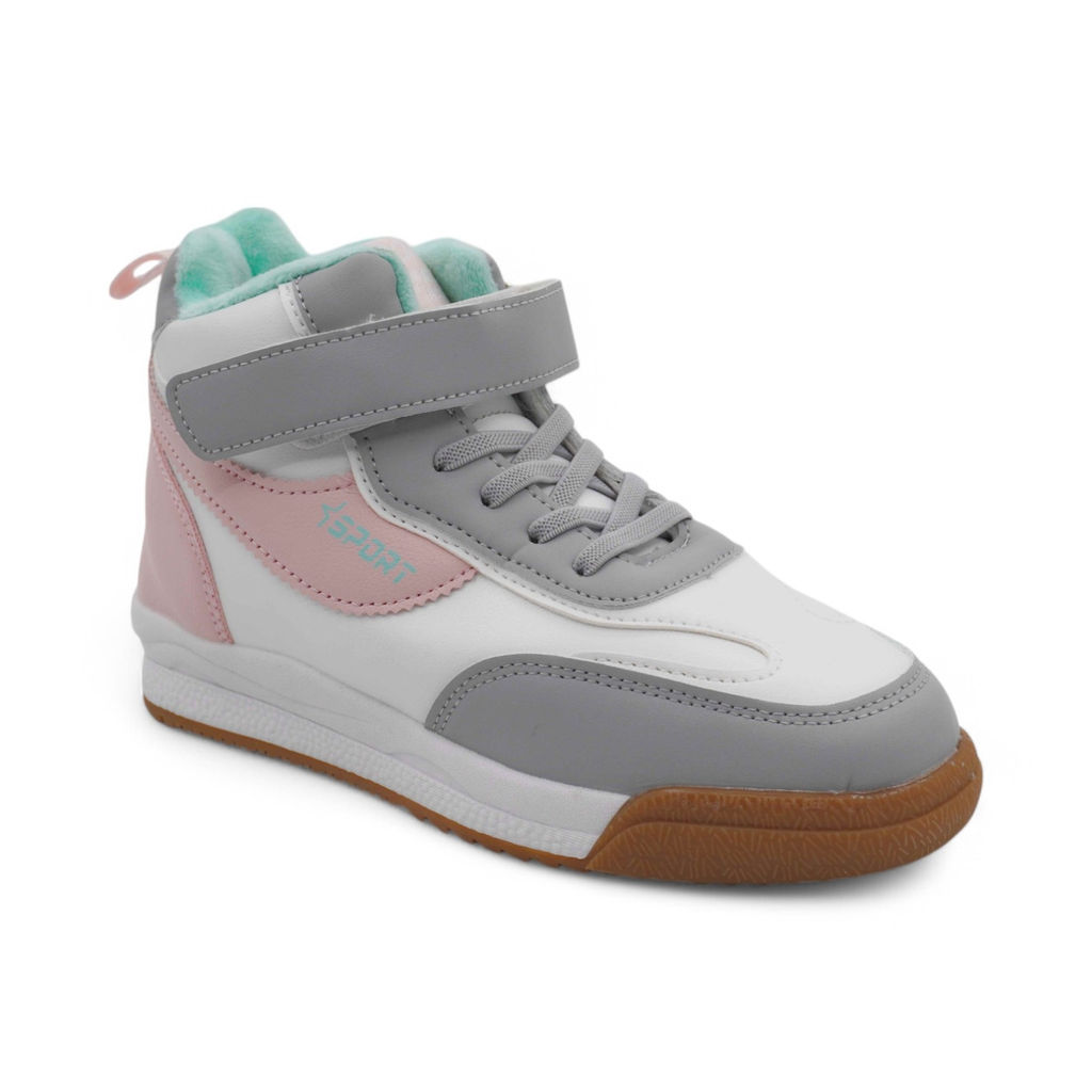 Кроссовки высокие демисезонные А7771-16 белый