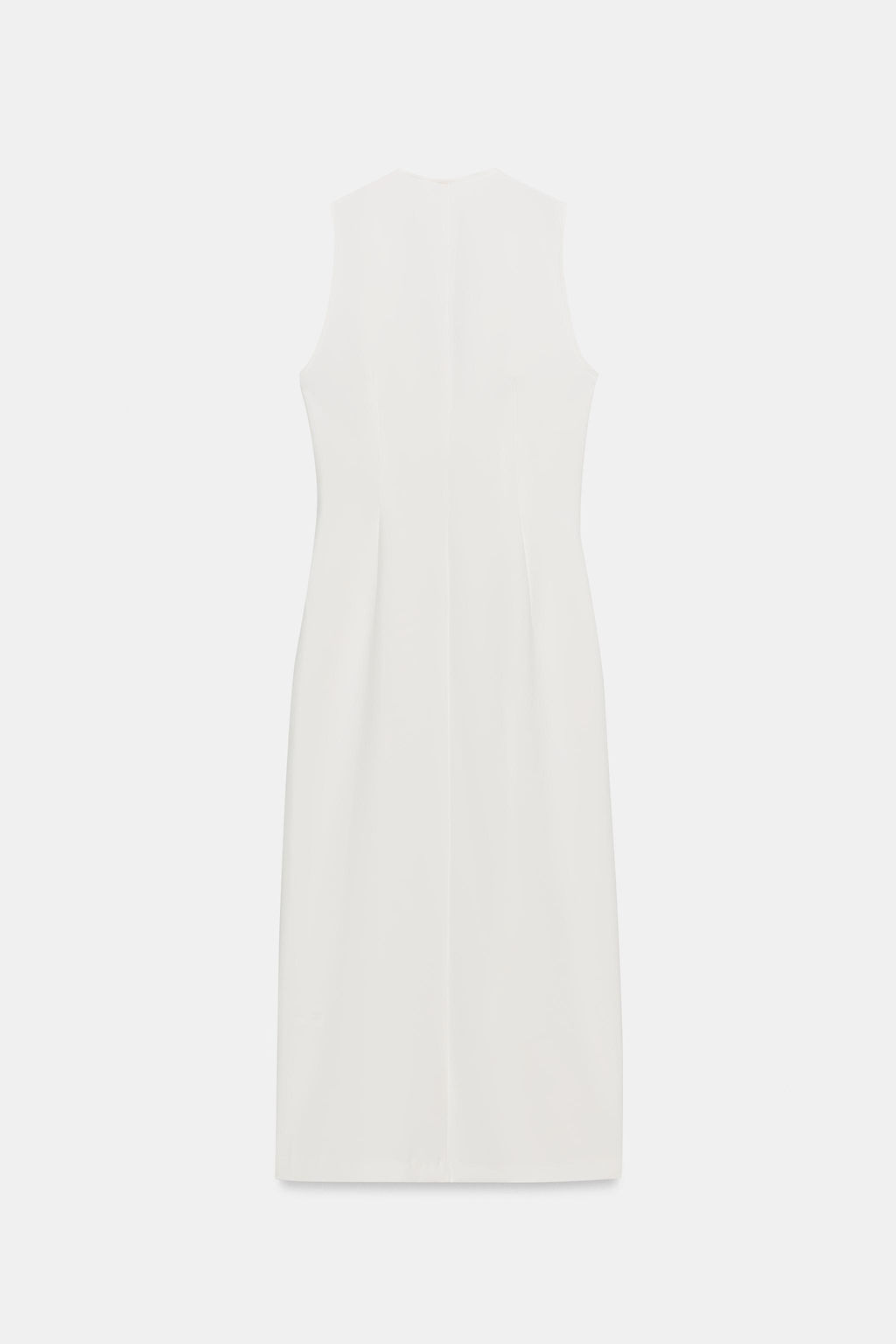 VESTIDO MIDI ALAMARES VIVOS CONTRASTE / Blanco - Zara фото 6