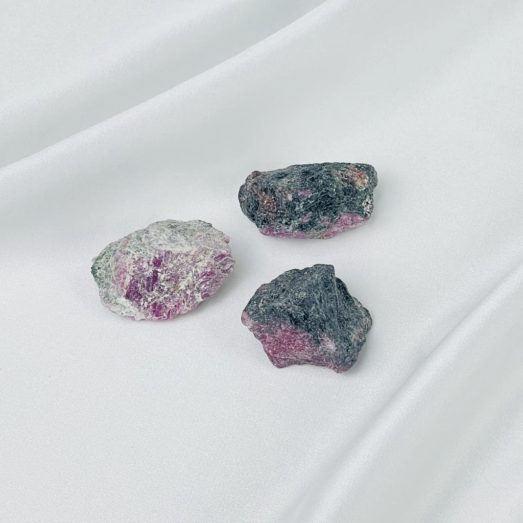 Галтовка из необработанного Рубина