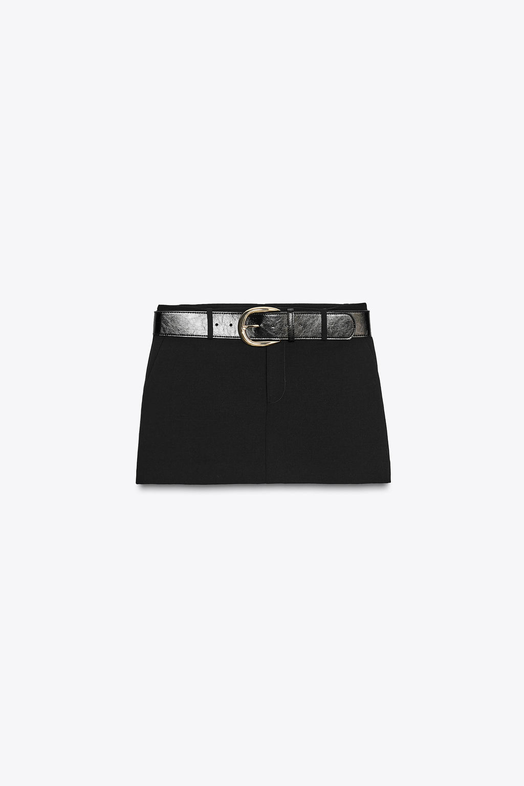 LOW-RISE SKORT WITH BELT - Zara фото 6