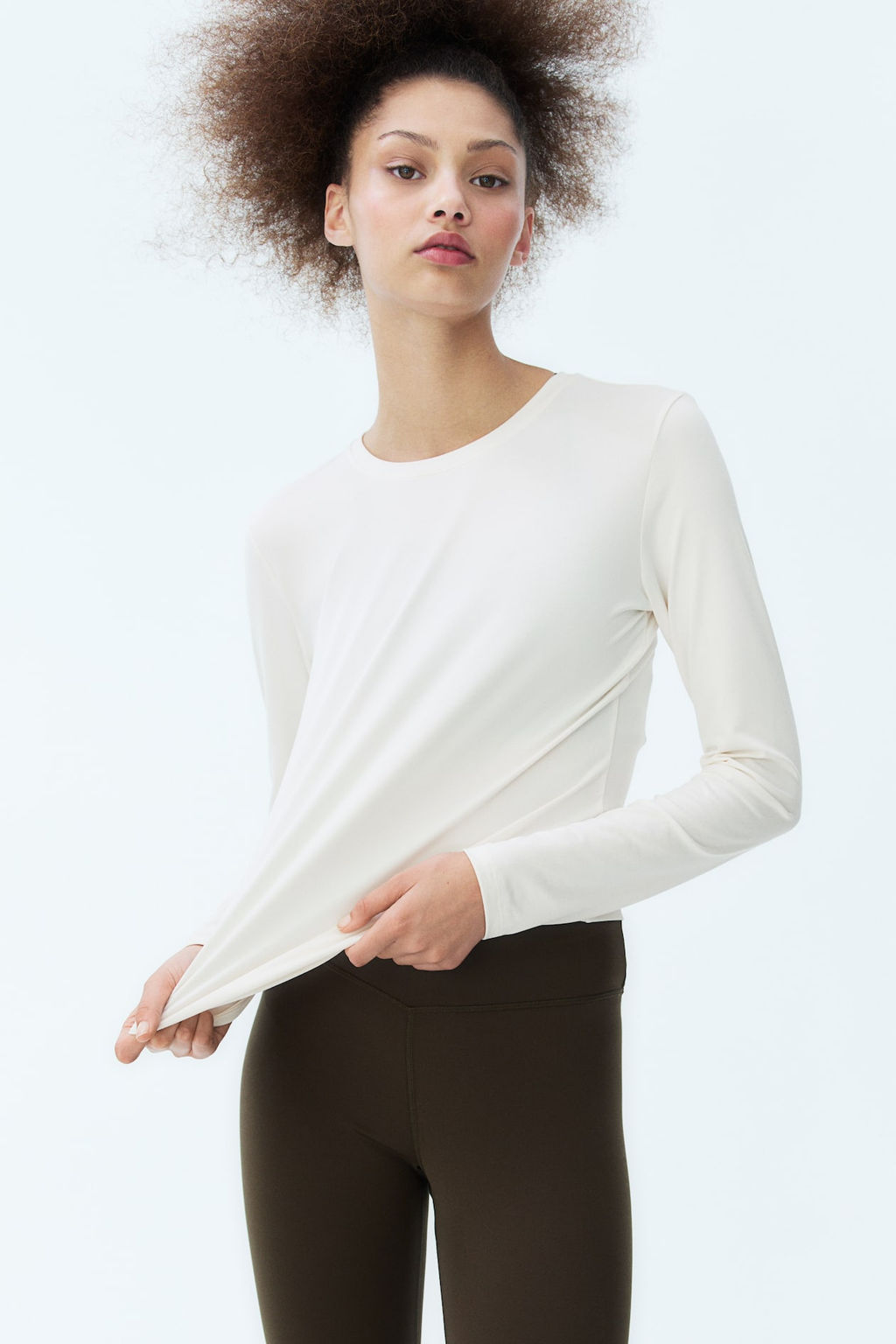 Camiseta de deporte de manga larga en DryMove - H&m фото 3