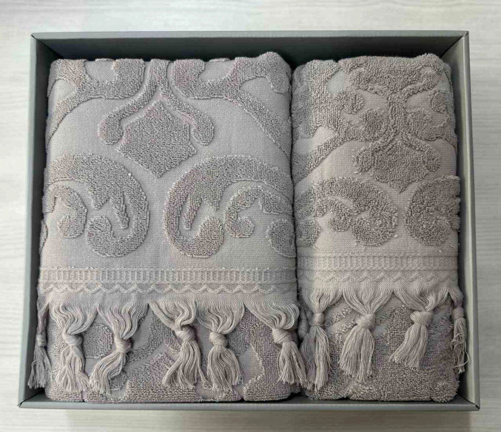 Набор полотенец EFOR из 2-х предметов (50*90.70*140) модель VASE NEW COTTONI (бежевый) BEJ