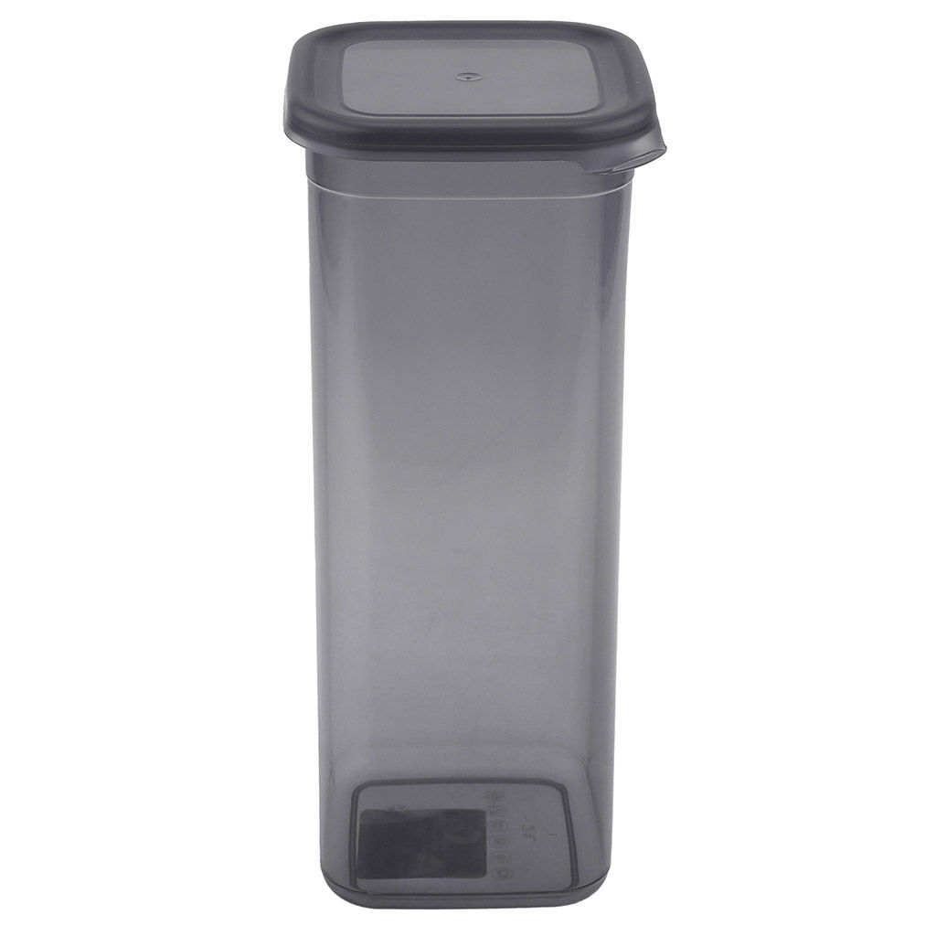 Емкость-контейнер для сыпучих продуктов пластмассовый 2,1л, 11х10,5х27,5см, полипропилен (Россия) - Домашняя мода фото 2