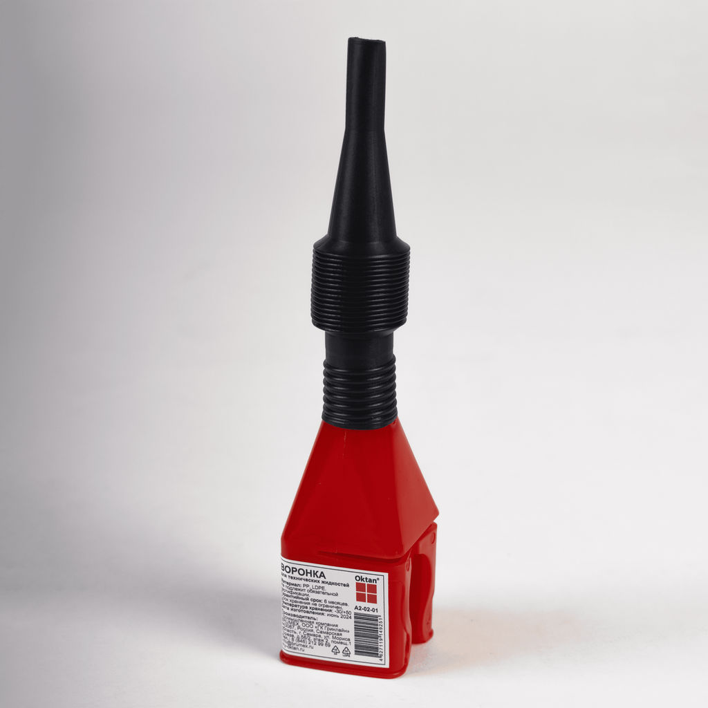 Цена за 2 шт. Воронка для технических жидкостей Oktan красная А2-02-01