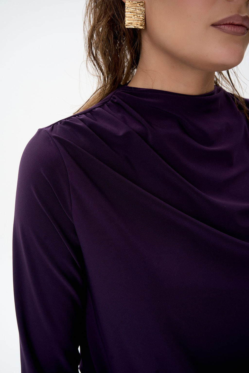 Лонгслив Нора (фиолетовый) - Эльза фото 2