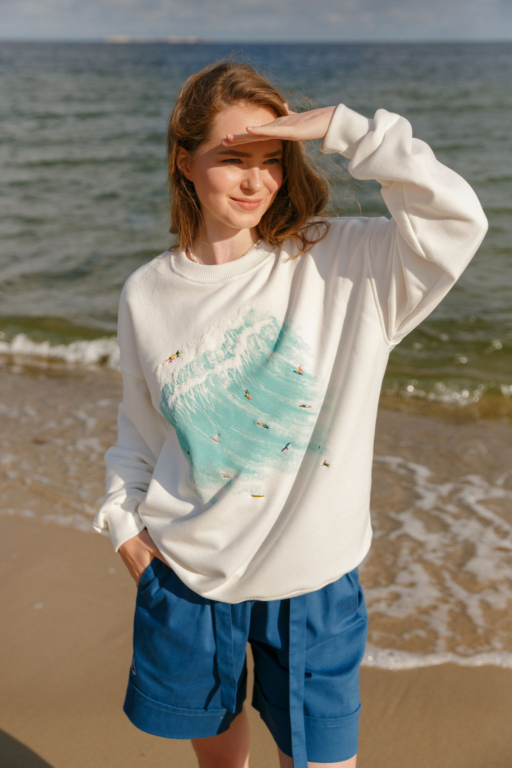 Свитшот женский Wave