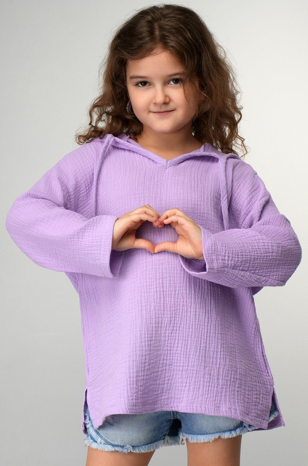 Детская хлопковая пляжная туника из муслина Happyfox - Happy fox фото 7