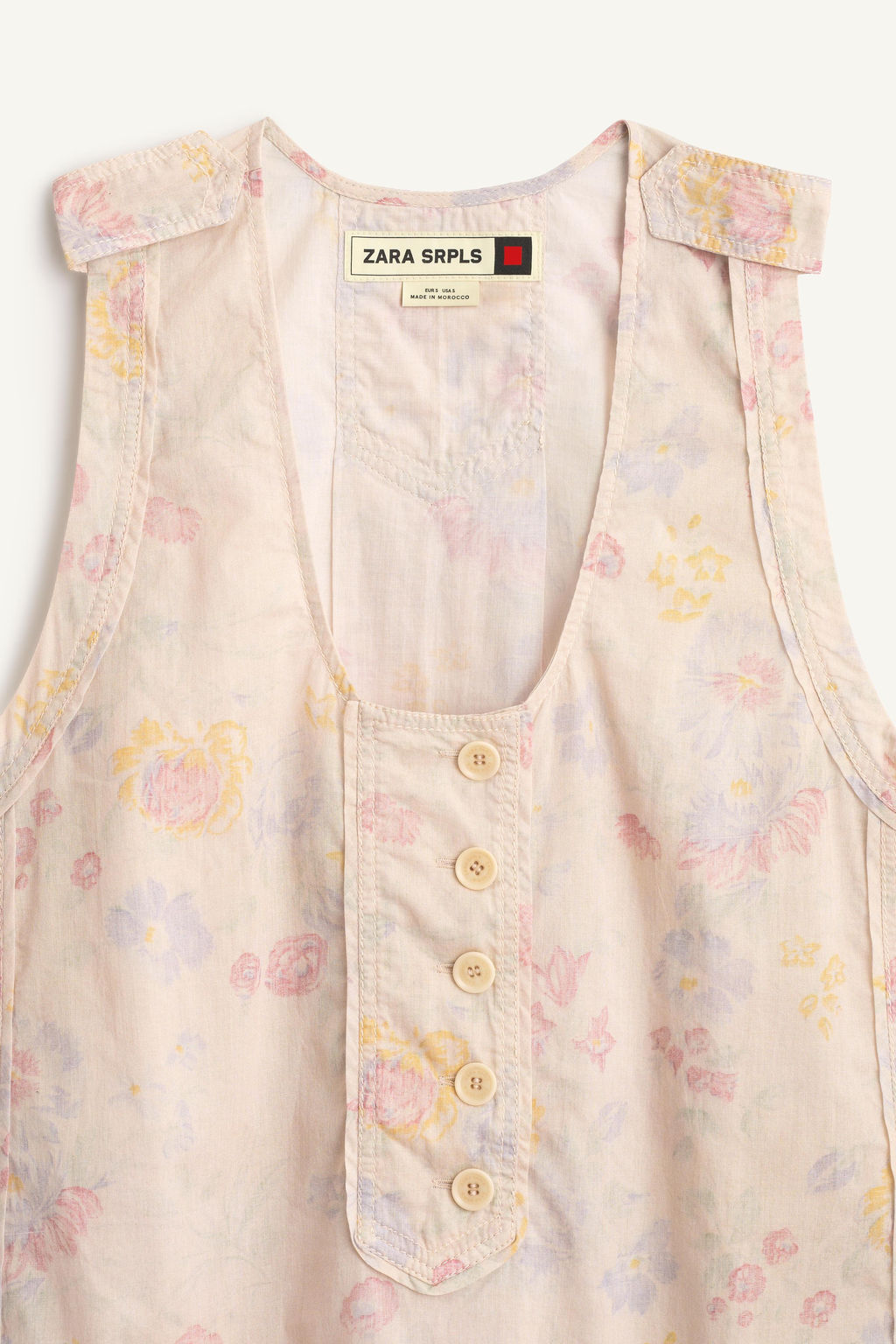 SLVLSS FLWRS SHRT / Crudo - Zara фото 6