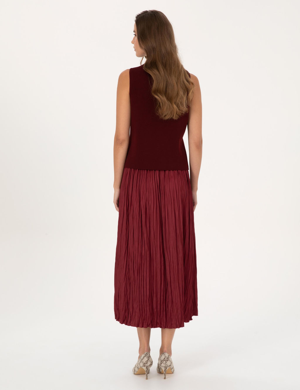 Vi_ne A Kesim Dokuma Etek - Pierre cardin фото 4