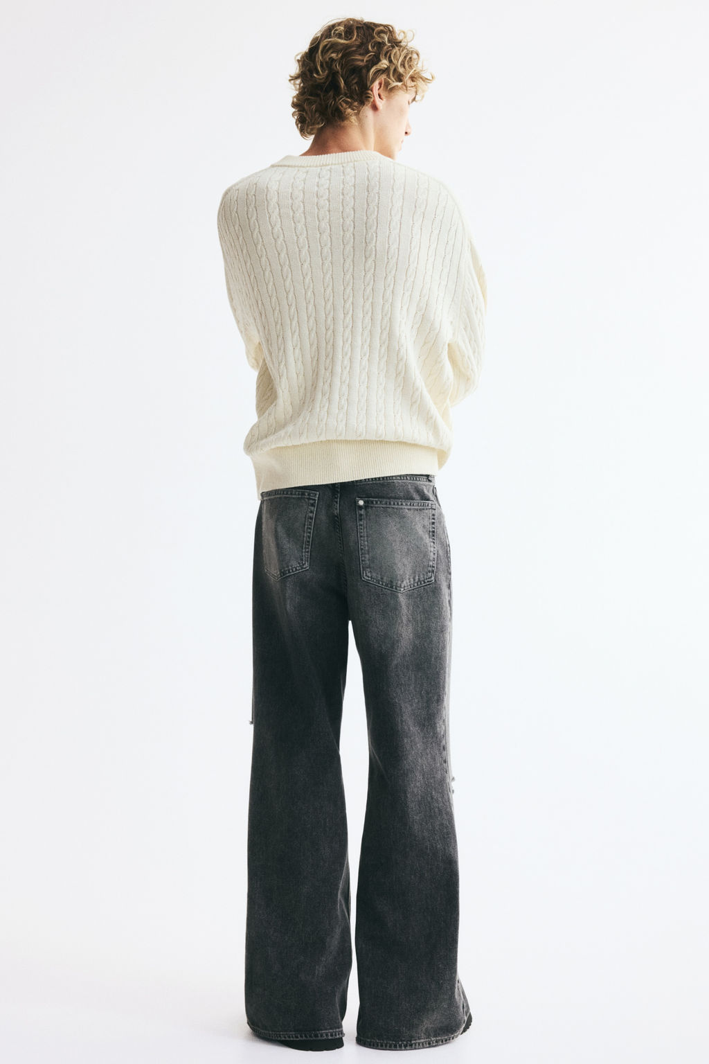 Loose Bootcut Jeans - H&m фото 6