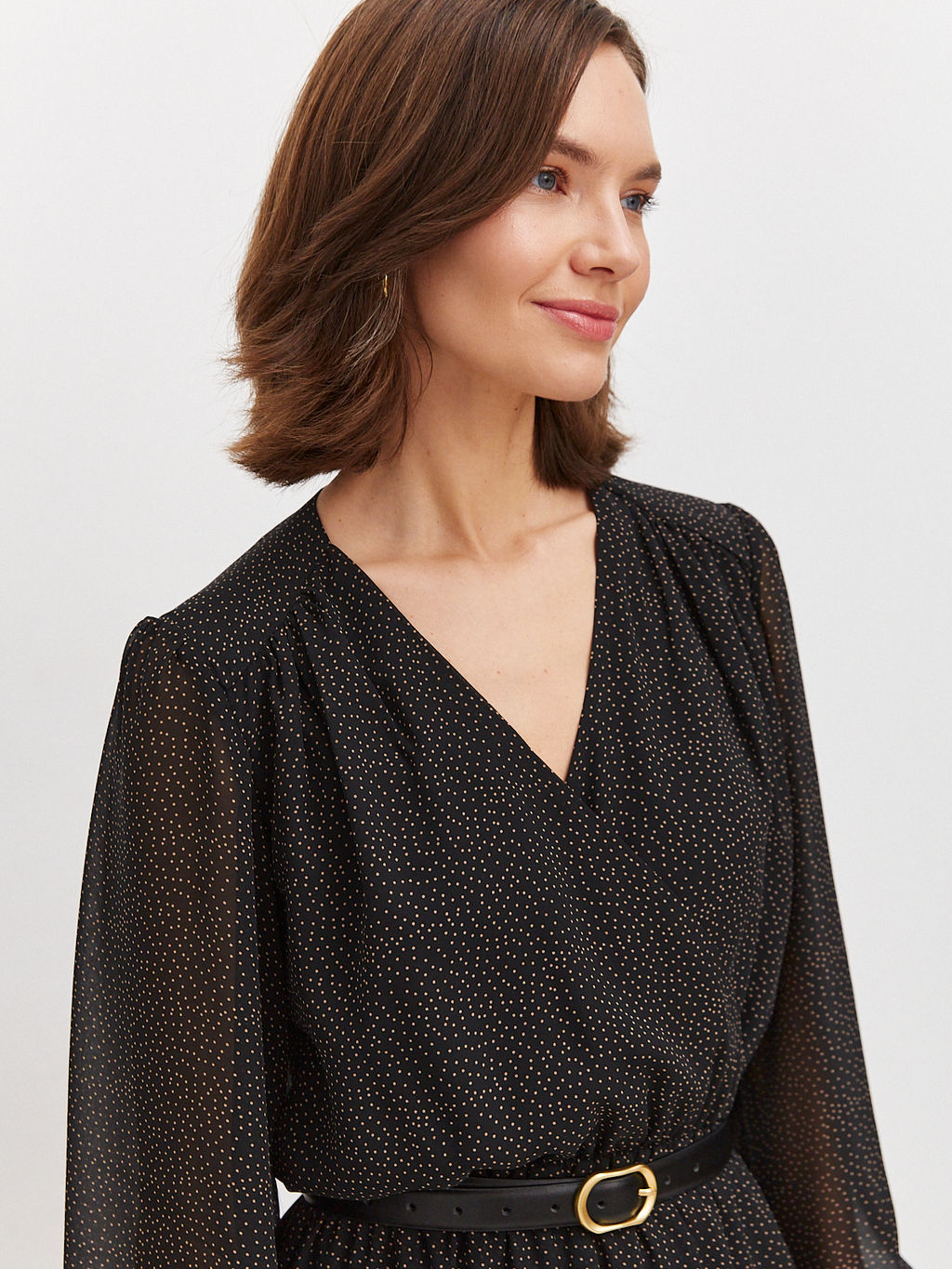 Шифоновое платье с принтом - TO BE ONE фото 2