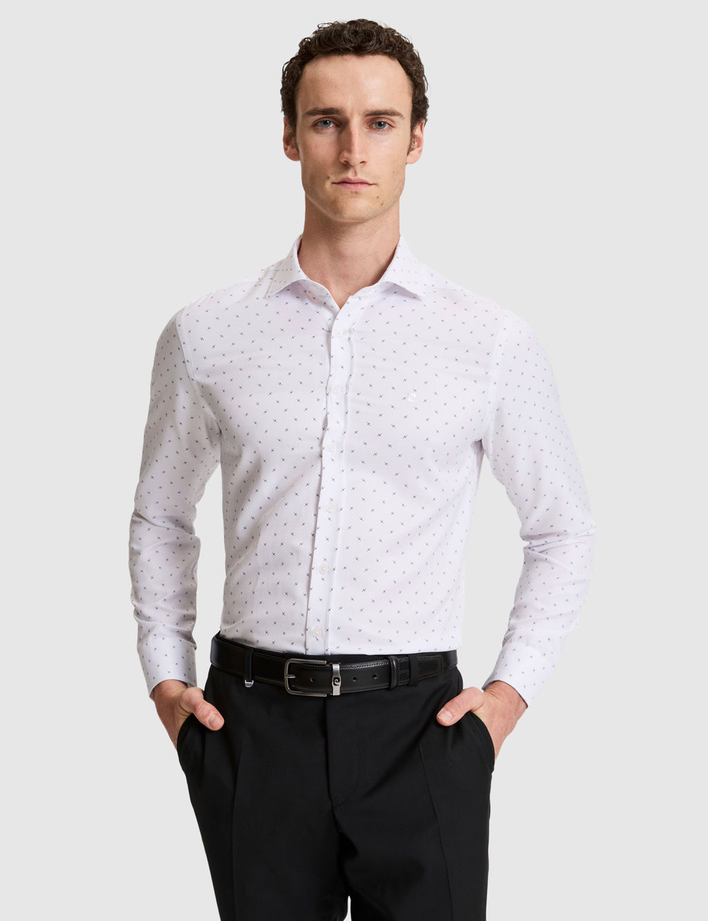 Beyaz Slim Fit Uzun Kollu G_mlek
