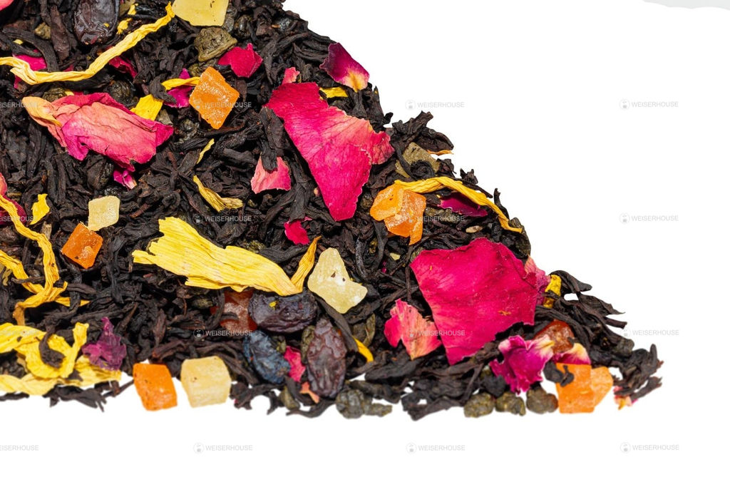 Черный ароматизированный чай GRUNBERG LITE  Царица Нефертити   фото 3