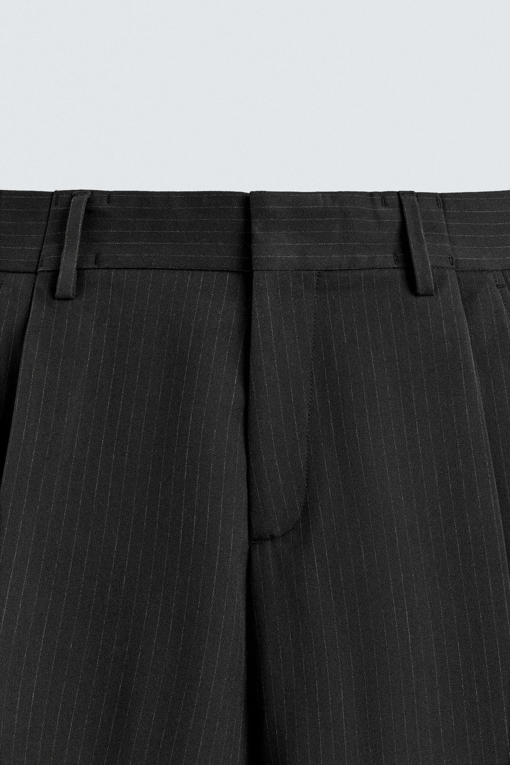WIDE-LEG PLEATED TROUSERS - Zara фото 19