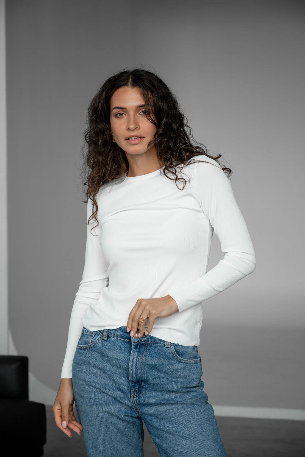 Лонгслив ДЖ 527-2 Экрю - T.C.T фото 4